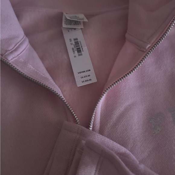 Victoria’s Secret Pink sweatsuit brand new Top L. Flair Pants M with Stretch - Picture 5 of 5